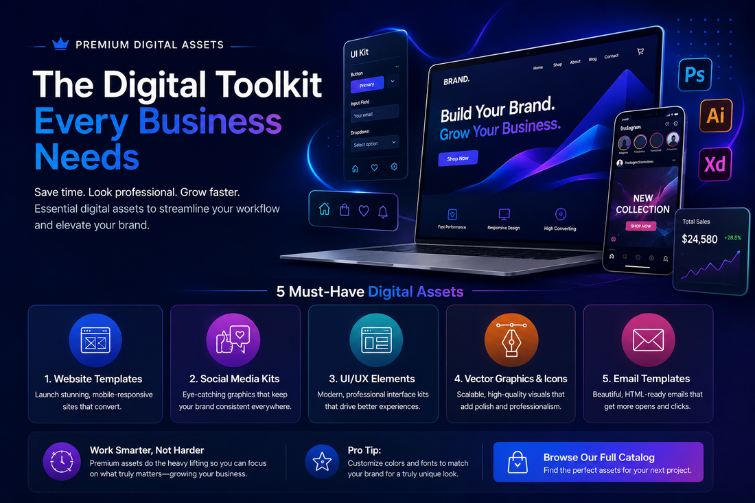 Essential Digital Assets Every Entrepreneur Needs to Scale Fast